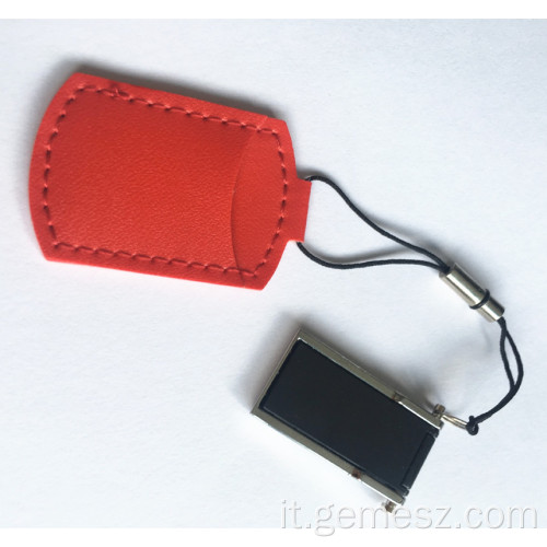 Chiavetta USB MINI in pelle regalo USB 2.0 3.0